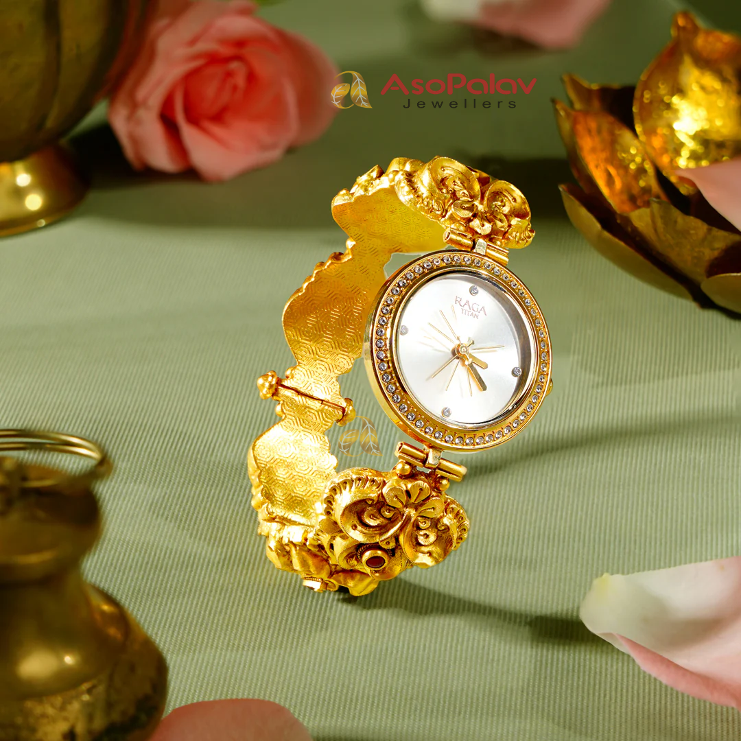 22K Gold Women's Watch | Luxury Designer Timepiece