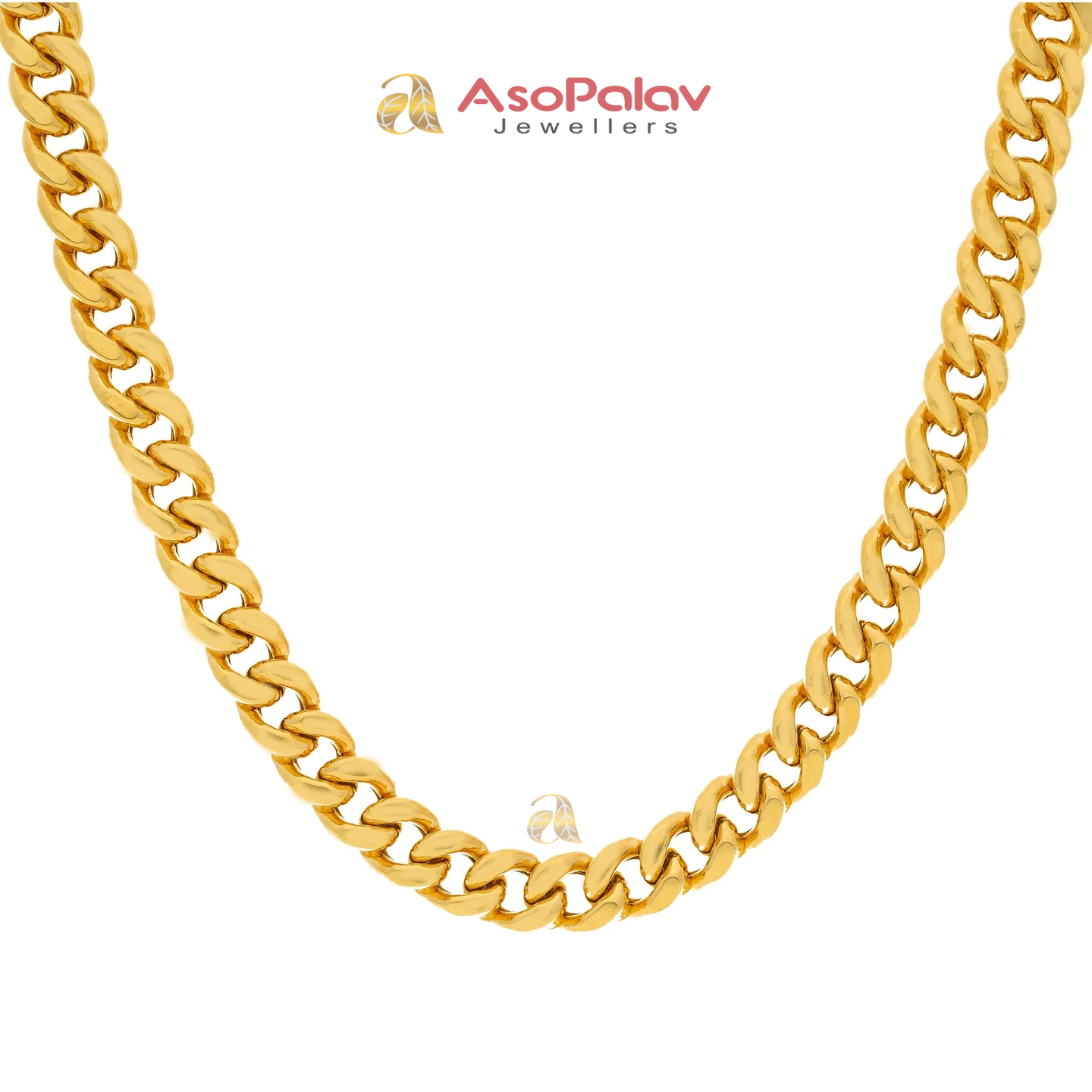 22K Yellow Gold Cuban Link Chain 24 Inch 125.8 Grams Luxury