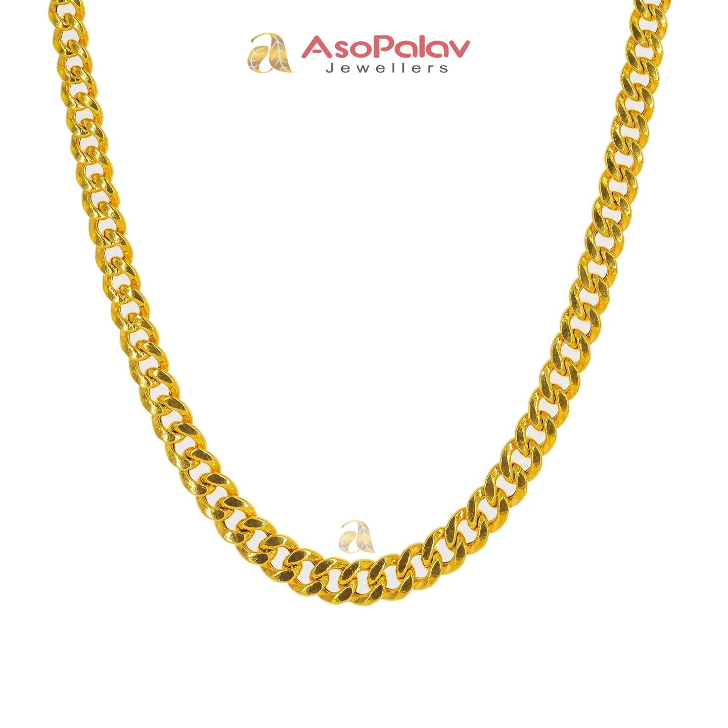 22K Yellow Gold Cuban Chain 24 Inch 125.3 Grams Luxury Necklace