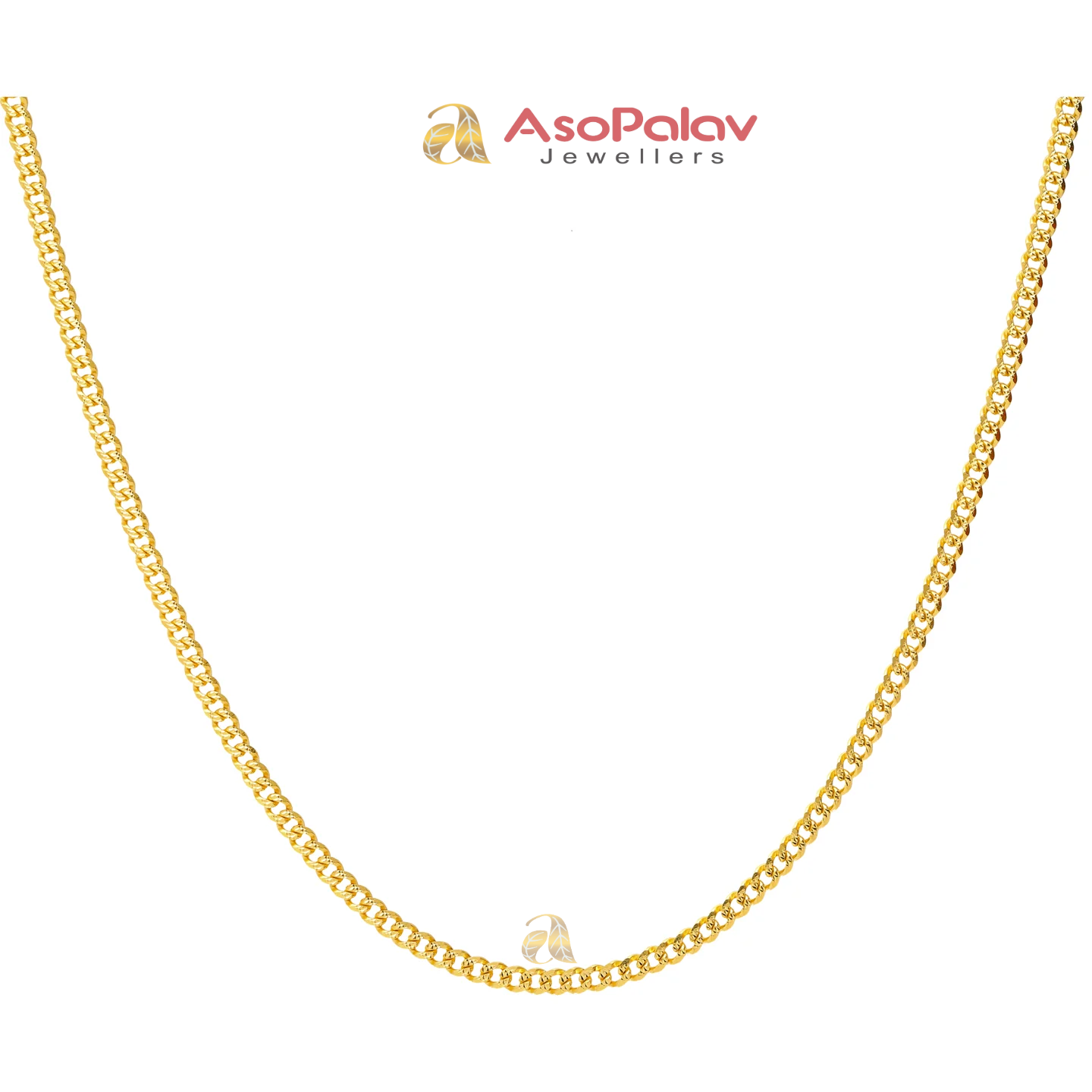 Asopalav 22K Gold Cuban Link Chain 22in 18.1 gram